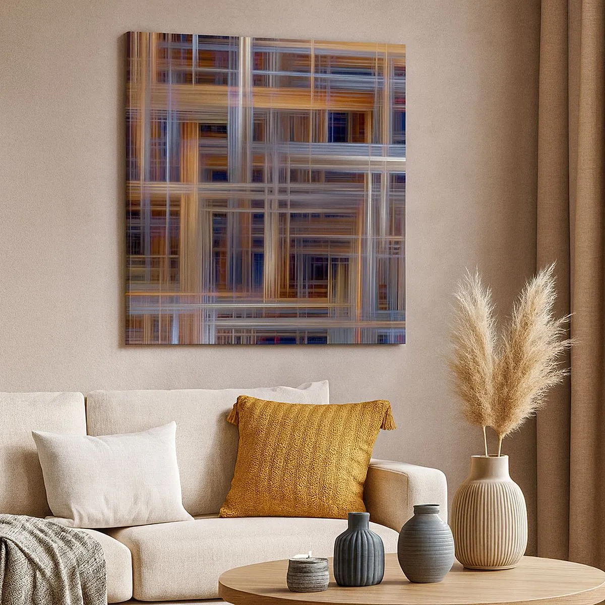 Tablou pe pânză - Țesut din lumină - 30x30 cm