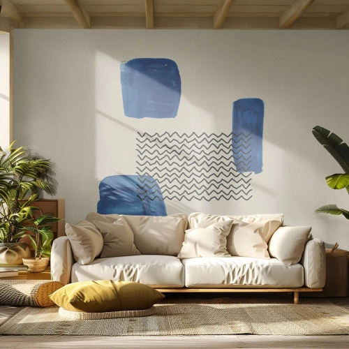 Tapet Autoadeziv Deluxe Sticker - Cvartet abstract - Abstracția, Bucată, Artă Modernă. - 350x256 cm