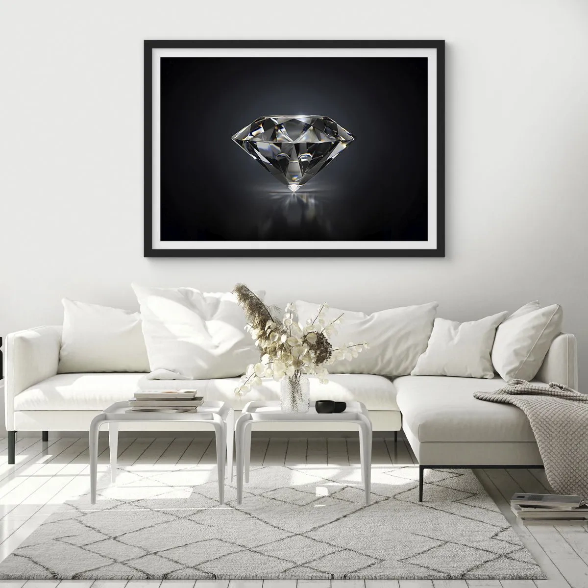 Poster în ramă neagră - Best girls friend - 91x61 cm