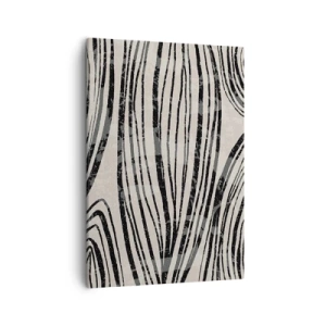 Tablou pe pânză - Deversare de linii - 50x70 cm