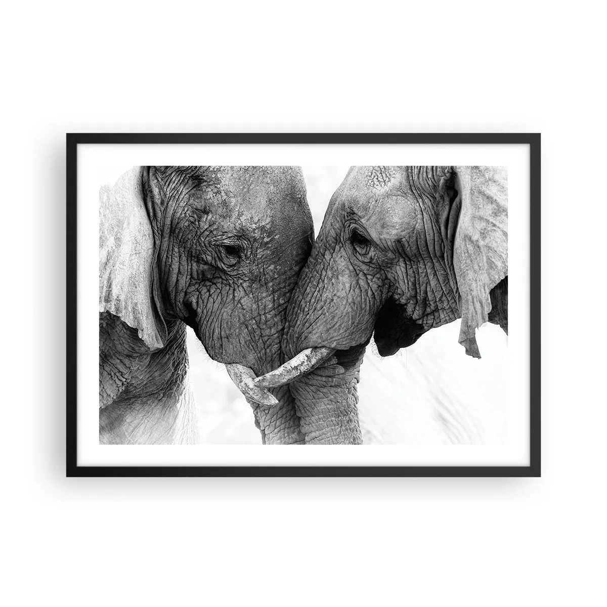 Poster în ramă neagră - Mărturisire din inimă - 70x50 cm
