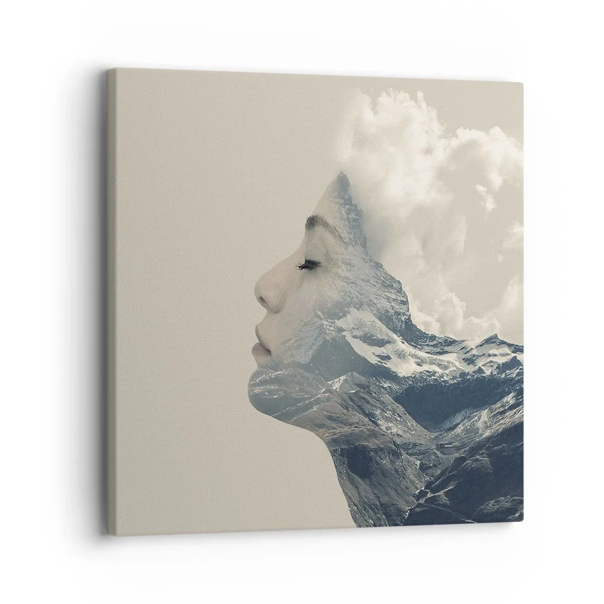 Tablou pe pânză - Frumusețea elementelor - 30x30 cm