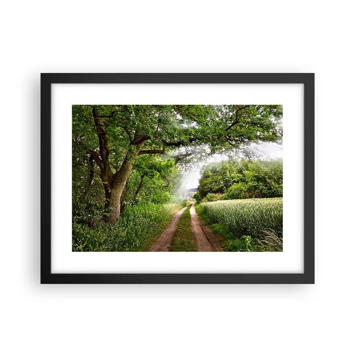 Poster în ramă neagră - Et in Arcadia ego - 40x30 cm
