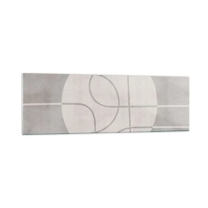 Tablou pe sticlă - Circular și drept înainte - 160x50 cm