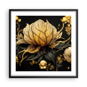 Poster în ramă neagră - Fragilitate subtilă - 50x50 cm