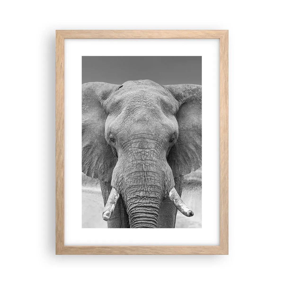 Poster în ramă de stejar deschis - Bun venit în lumea mea - 30x40 cm