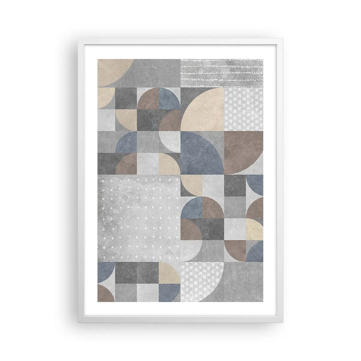 Poster în ramă albă - Fantezie ceramică - 50x70 cm
