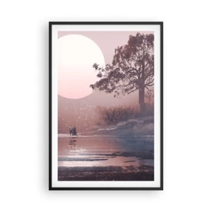 Poster în ramă neagră - Minuni nocturne - 61x91 cm