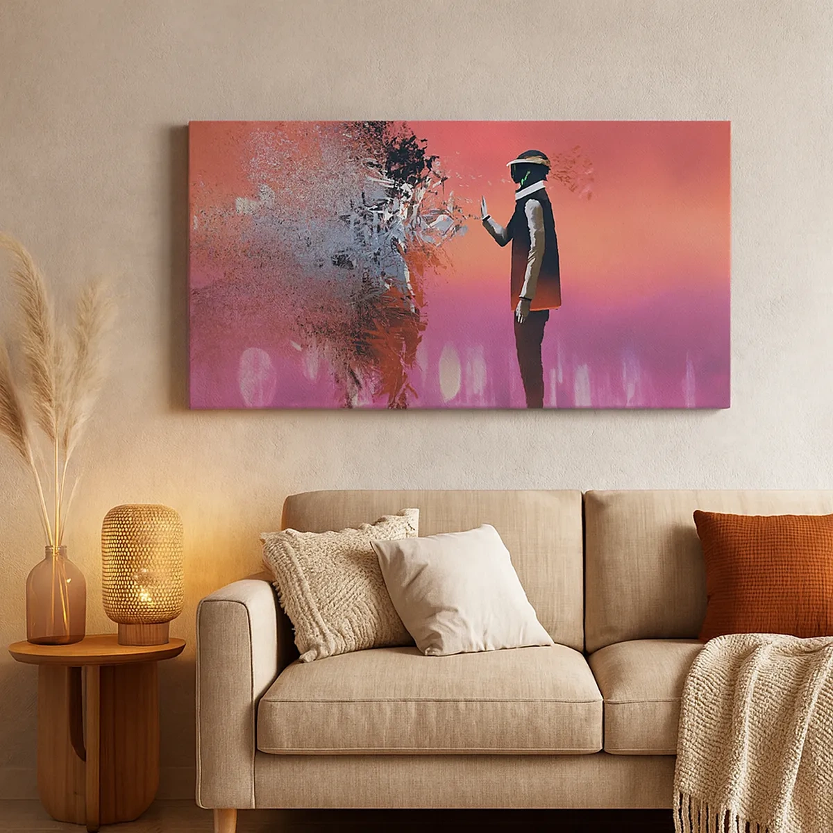 Tablou pe pânză - Este posibil să privești în interiorul tău? - 30x30 cm