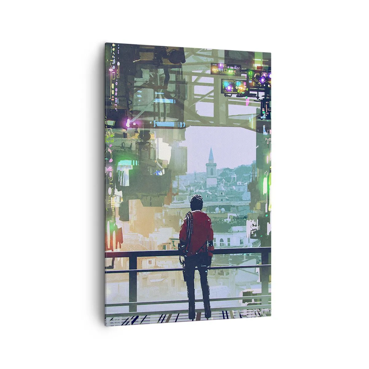 Tablou pe pânză - Două lumi - 80x120 cm