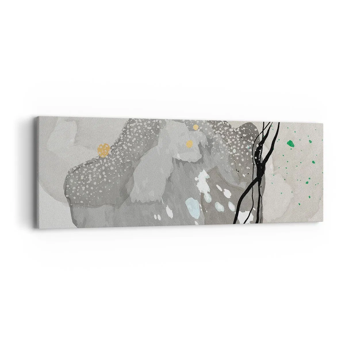 Tablou pe pânză - Compoziție organică - 90x30 cm