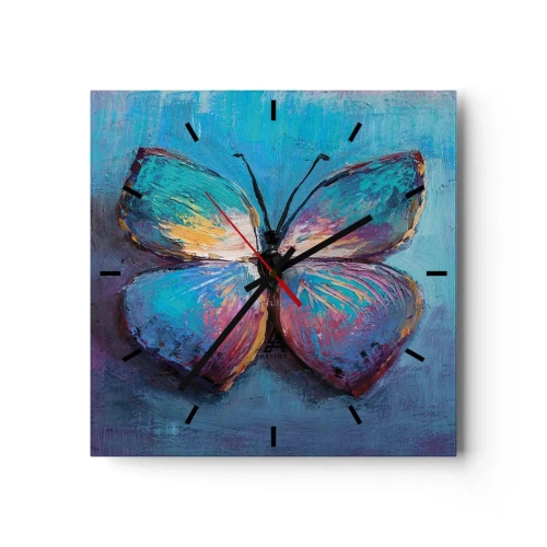 Ceas de perete - Ceas pe sticlă - În plină glorie - 30x30 cm