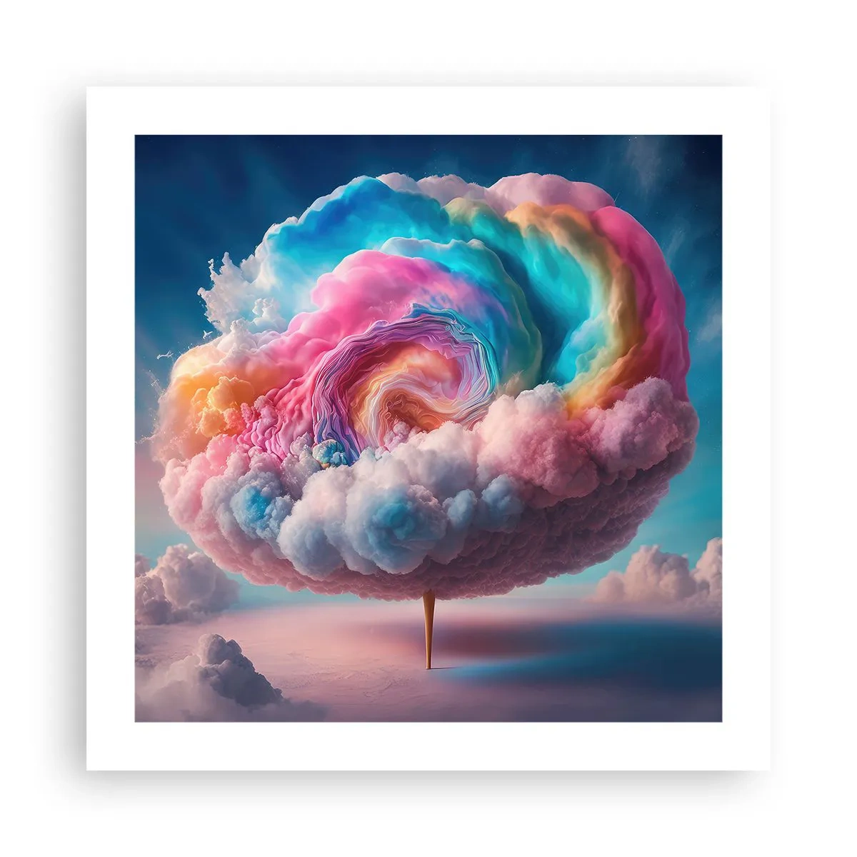 Poster - Visul unui parc de distracții - 50x50 cm