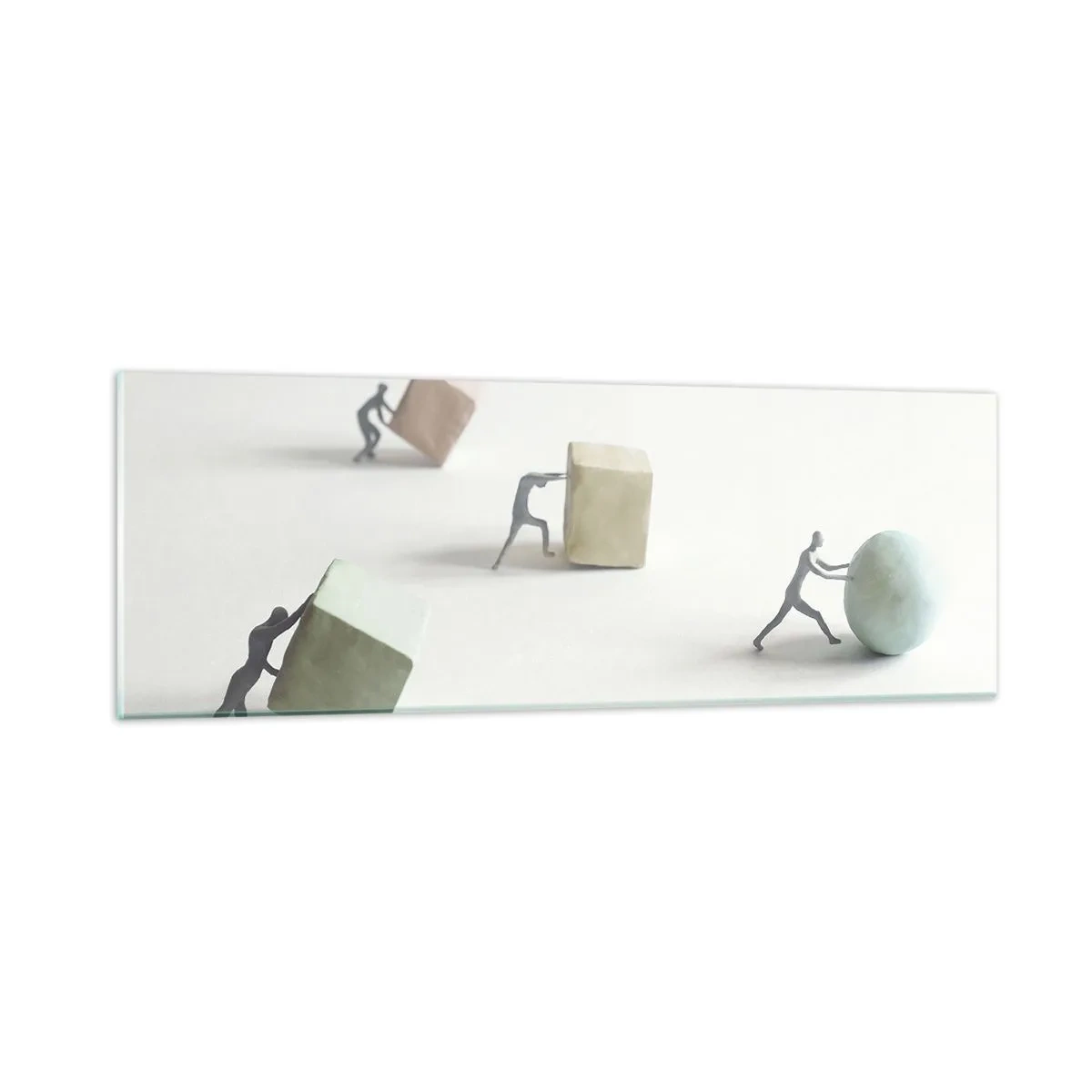 Tablou pe sticlă - Viața însăși - 90x30 cm