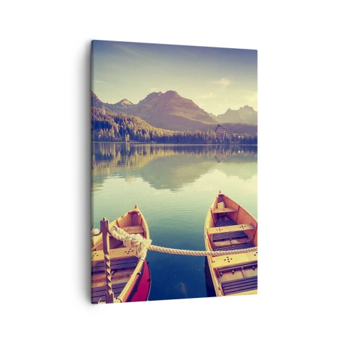 Tablou pe pânză - Pentru a trăi după legile sale - 50x70 cm