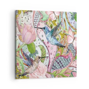 Tablou pe pânză - Încurcat în viță de vie - 50x50 cm