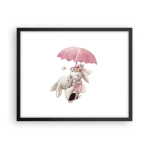 Poster în ramă neagră - Pur și simplu dragoste - 50x40 cm