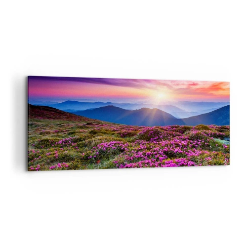 Tablou pe pânză - Ierburile proaspete miroseau puternic - 120x50 cm