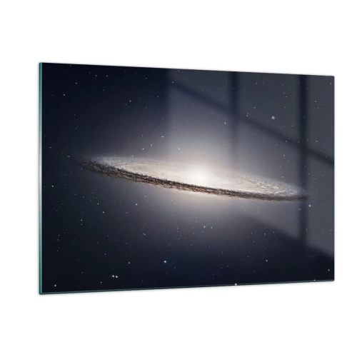 Tablou pe sticlă - Cu mult timp în urmă, într-o galaxie foarte, foarte îndepărtată... - 120x80 cm