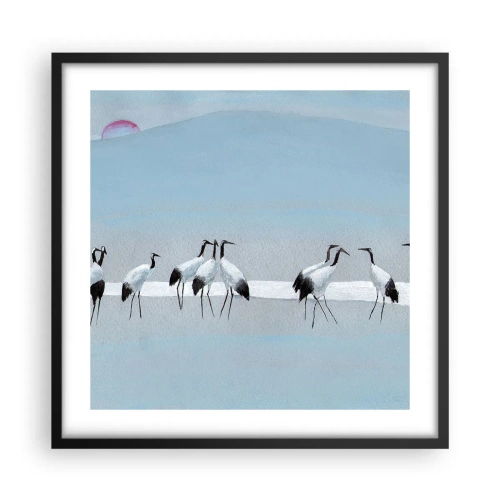 Poster în ramă neagră - După o zi fierbinte - 50x50 cm