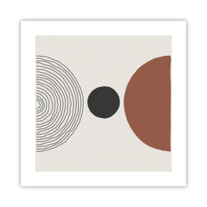 Poster - În centrul atenției - 40x40 cm