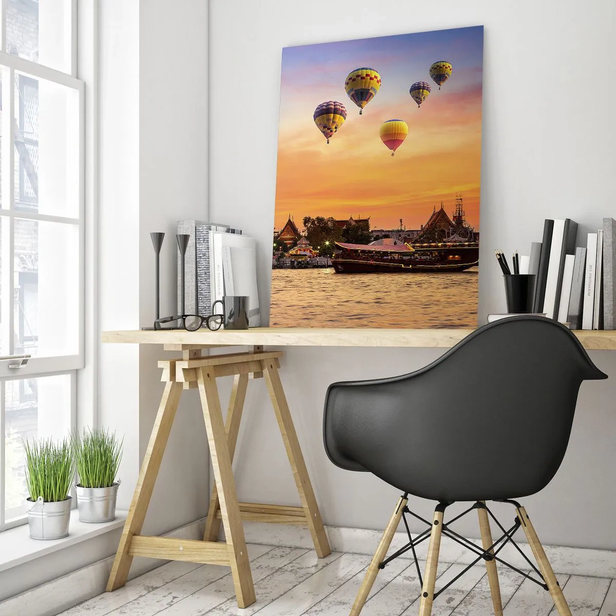 Tablou pe sticlă - Aici se nasc basmele - 50x70 cm