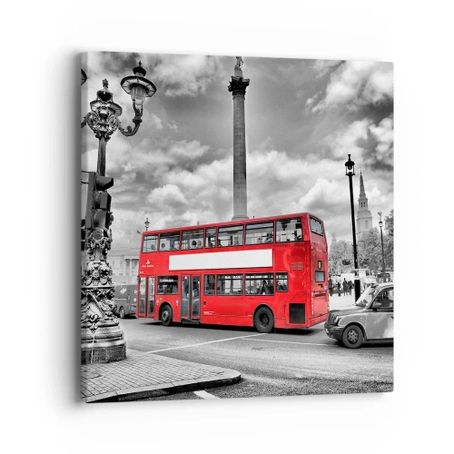 Tablou pe pânză - Adevărata forță vitală a orașului - 40x40 cm