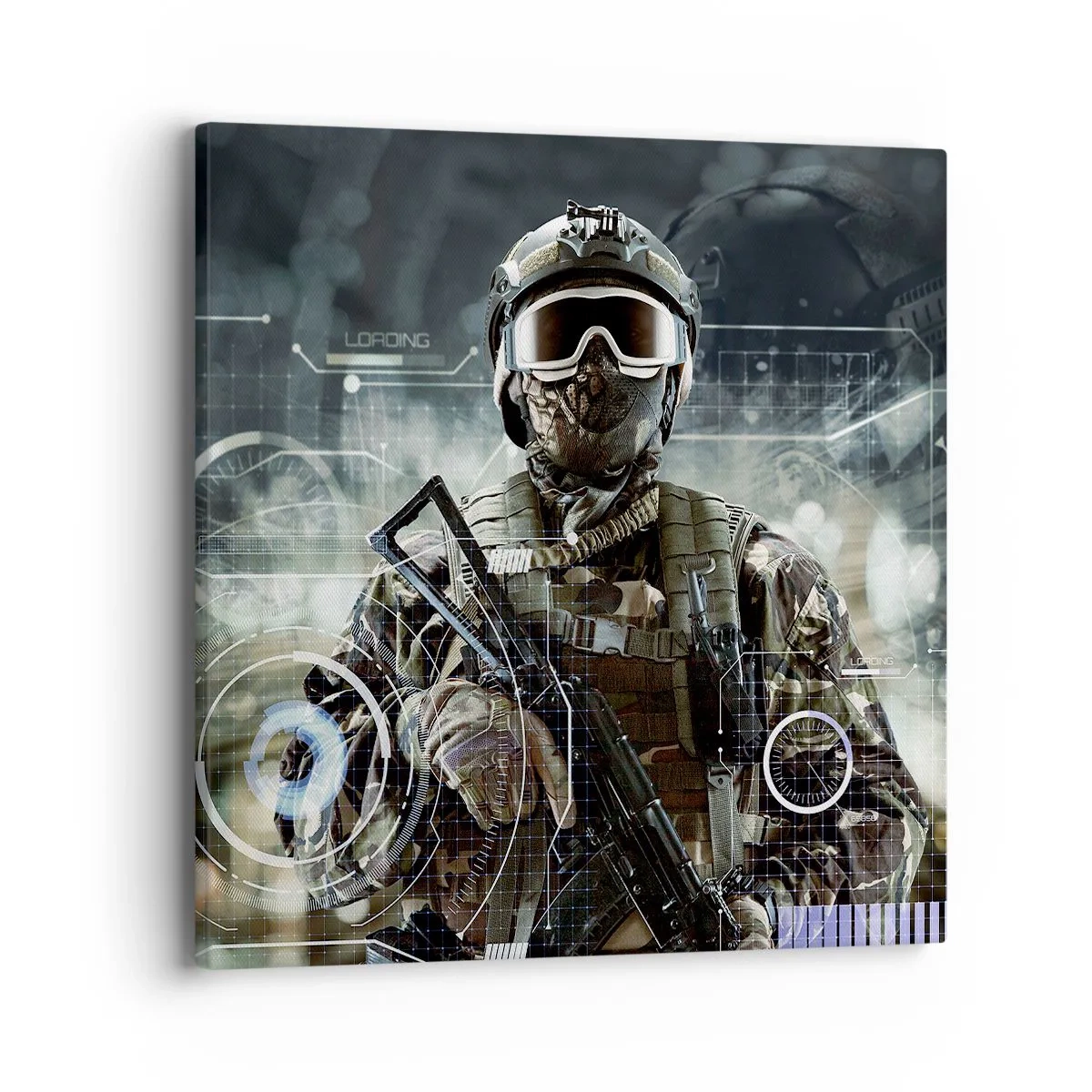 Tablou pe pânză - Putere la putere - 40x40 cm