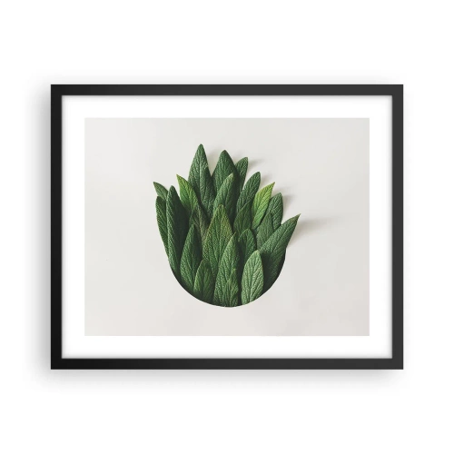 Poster în ramă neagră - Curiozitatea nestăvilită - 50x40 cm