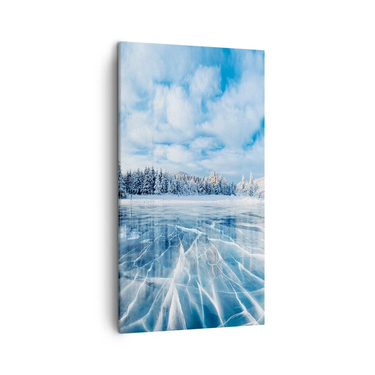 Tablou pe pânză - O priveliște orbitoare și cristalină - 45x80 cm