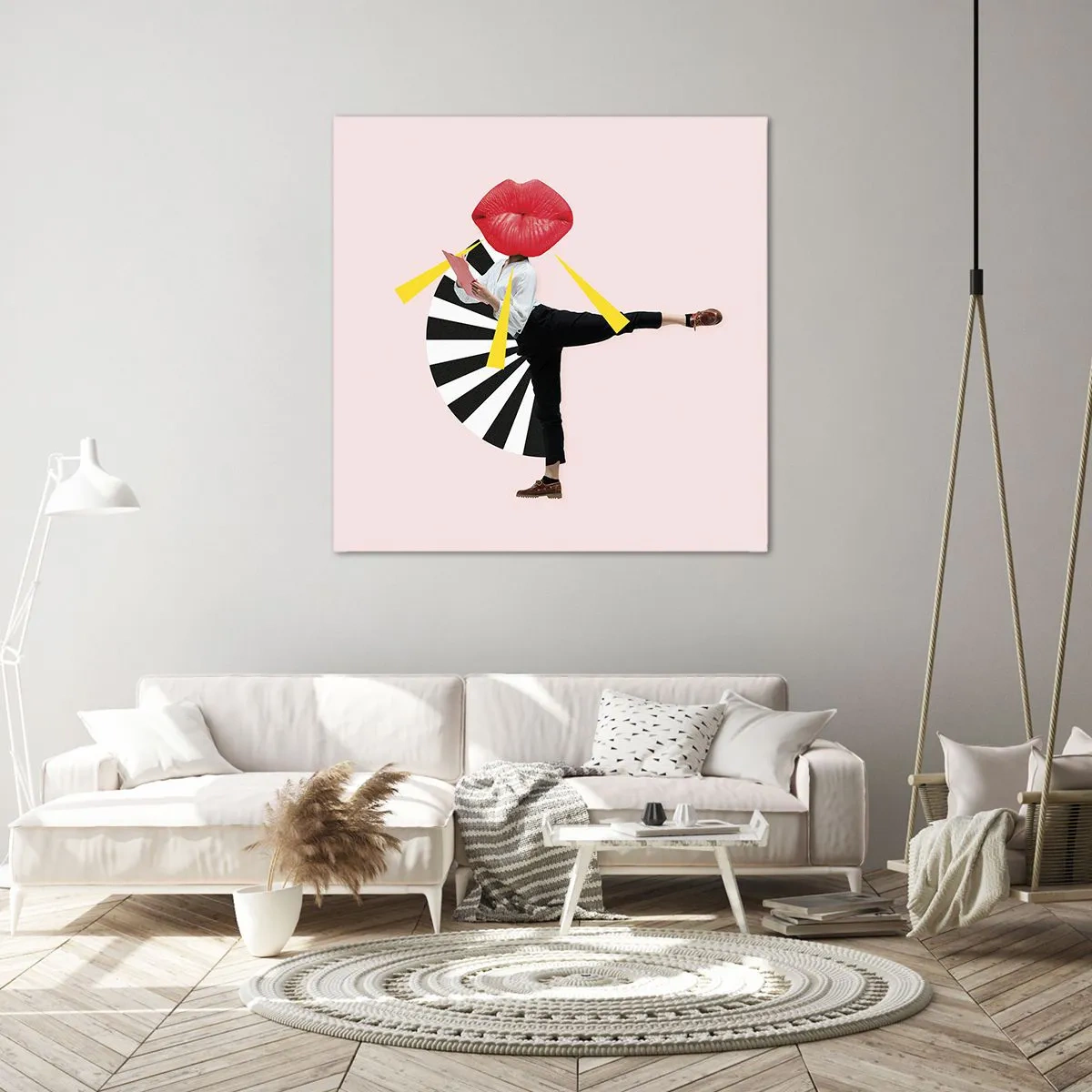 Tablou pe pânză - Artă pop suprarealistă - 30x30 cm