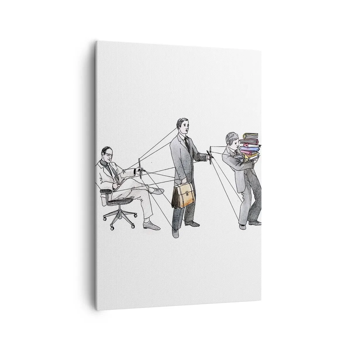 Tablou pe pânză - Fiecare are stăpânul său - 70x100 cm