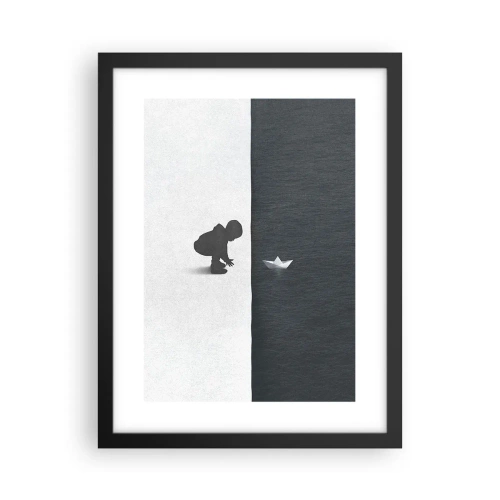 Poster în ramă neagră - Marea expediție - 30x40 cm