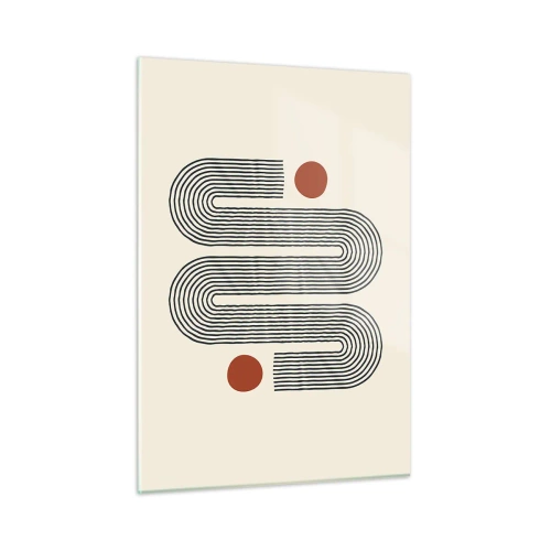 Tablou pe sticlă - De la început până la sfârșit - 50x70 cm