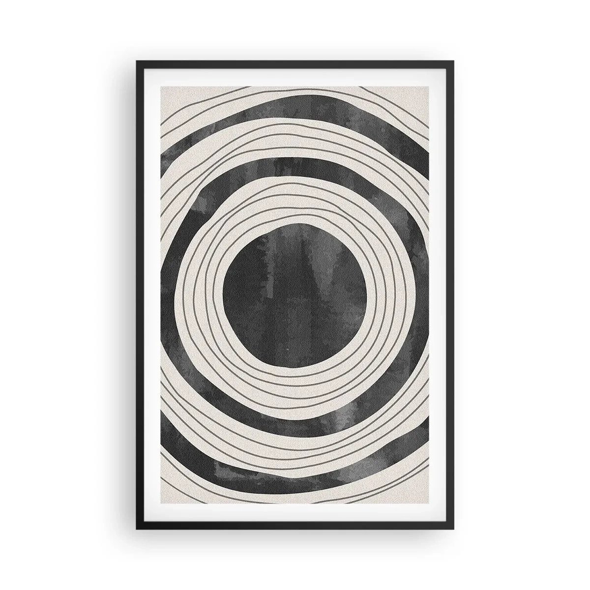 Poster în ramă neagră - Direct la subiect - 61x91 cm
