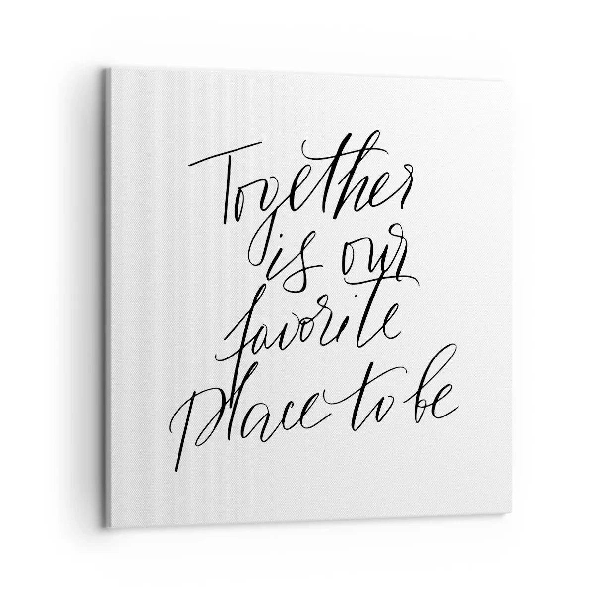 Tablou pe pânză - O simți și tu? - 50x50 cm