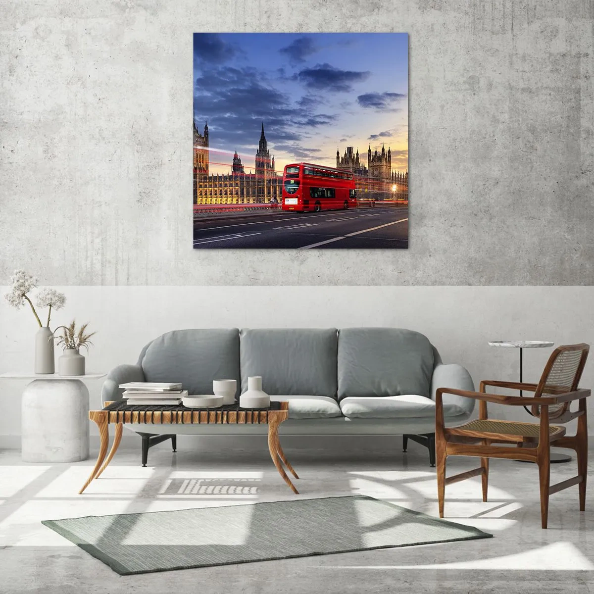 Tablou pe sticlă - Semne distinctive - 60x60 cm
