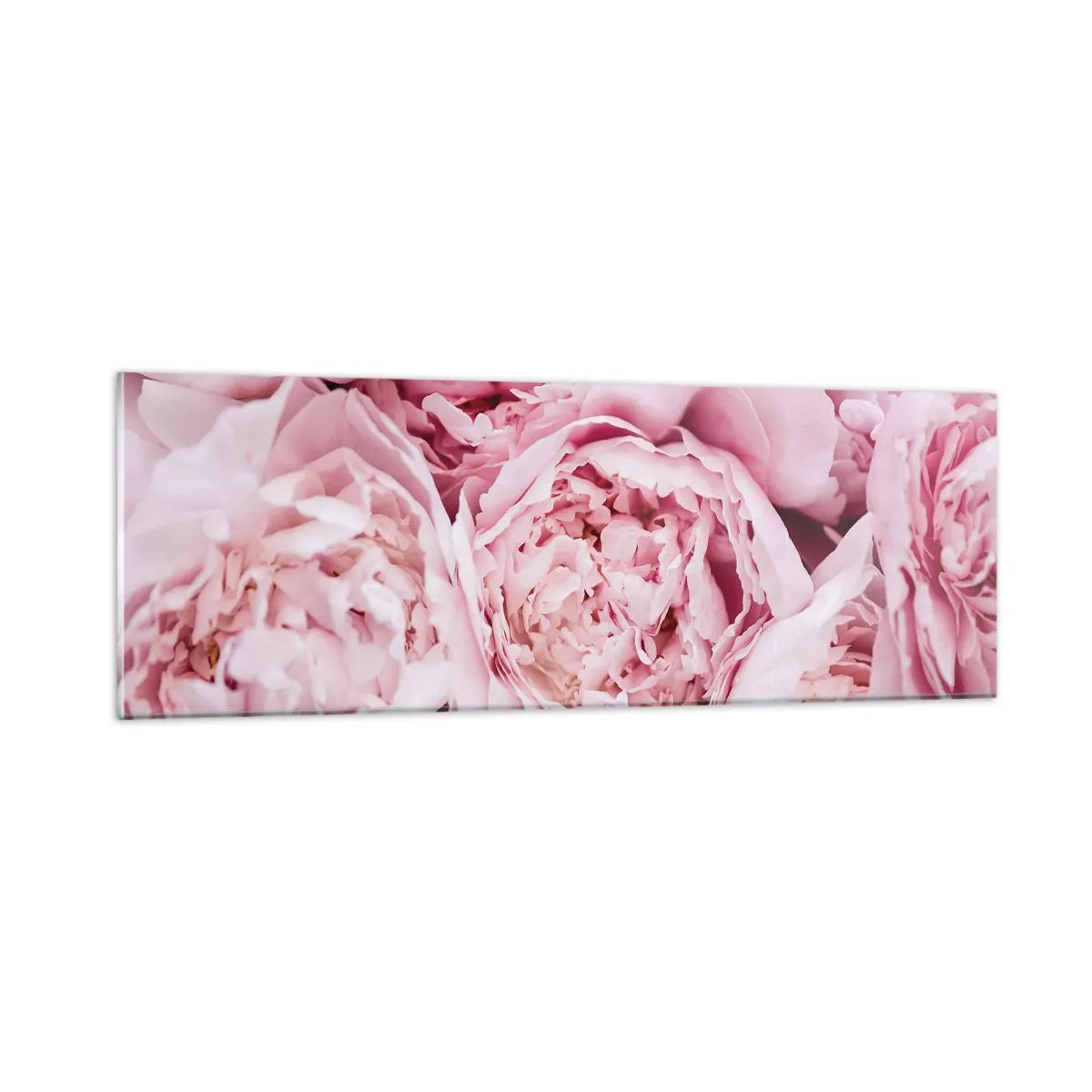 Tablou pe sticlă - Îmbrățișate și parfumate - 90x30 cm