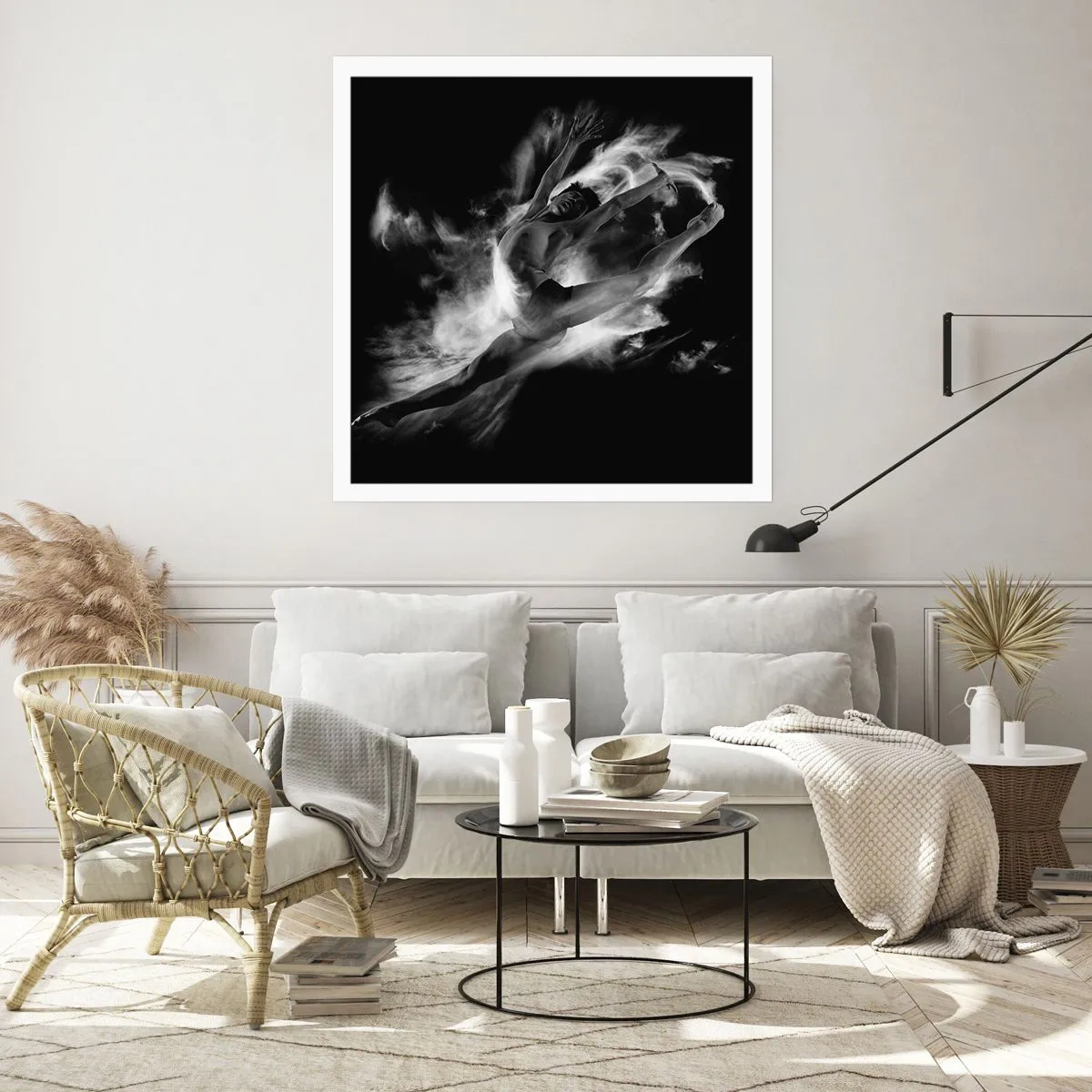 Poster - Oprit în zbor - 60x60 cm