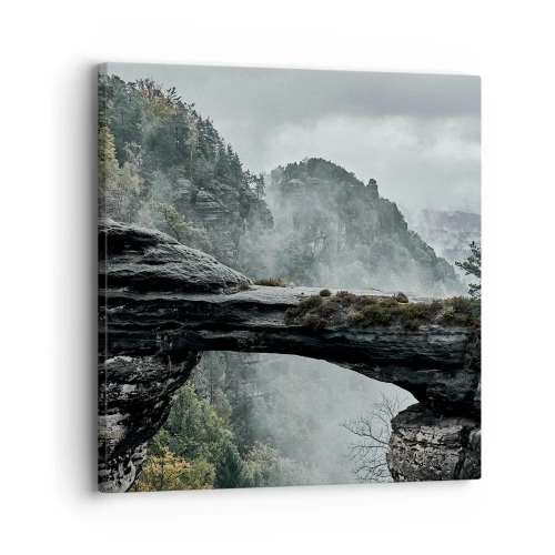 Tablou pe pânză - Aventura este pe cale să înceapă - 30x30 cm