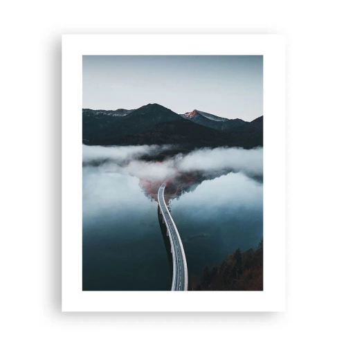 Poster - Peste o apă netedă ca o oglindă - 40x50 cm