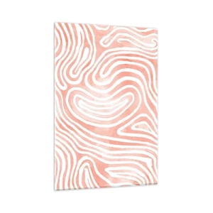 Tablou pe sticlă - Într-un labirint de coral - 80x120 cm