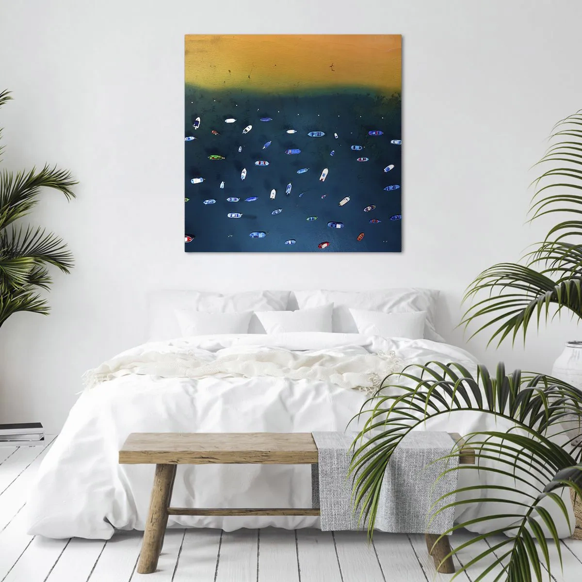 Tablou pe pânză - Joc de vacanță - 40x40 cm