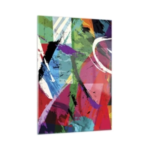 Tablou pe sticlă - Rapid, vioi și plin de viață - 50x70 cm