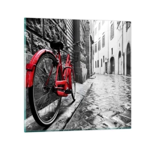 Tablou pe sticlă - Adevărata frumusețe nu îmbătrânește - 50x50 cm