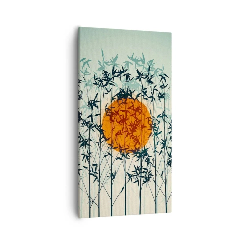 Tablou pe pânză - Soarele japonez - 55x100 cm