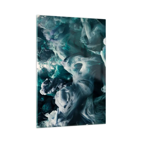 Tablou pe sticlă - Mișcarea culorilor - 80x120 cm