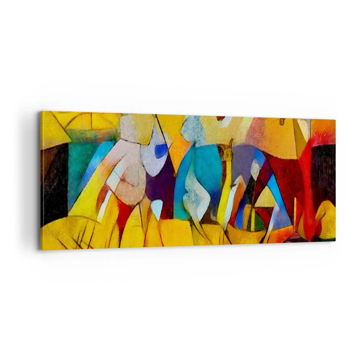 Tablou pe pânză - Soare - viață - bucurie - 100x40 cm