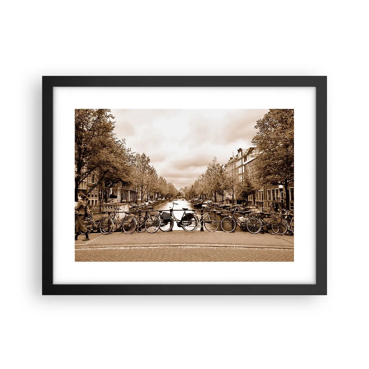 Poster în ramă neagră - Atmosfera olandeză - 40x30 cm