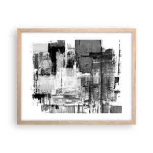 Poster în ramă de stejar deschis - Griul este frumos - 50x40 cm